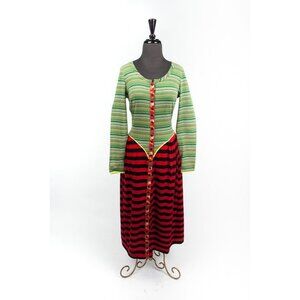 Vintage Betsey Johnson Alley Cat Maxi Dress Saks Fifth Avenue The Young Circle S